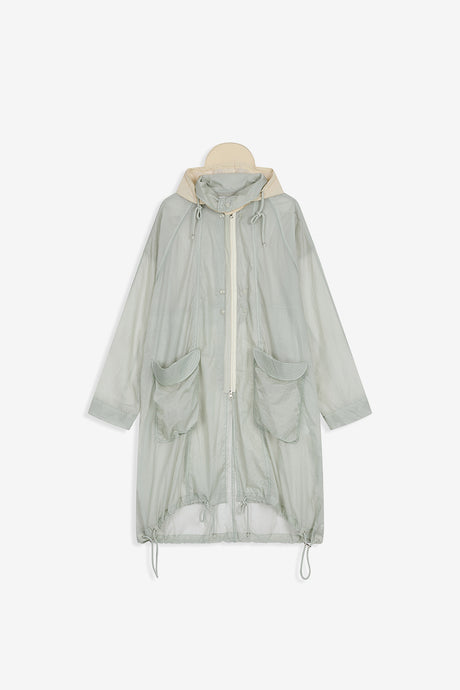 CARGO POCKET WIND COAT
