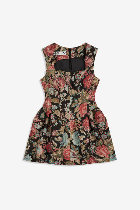 MINI FLORAL CORSET DRESS