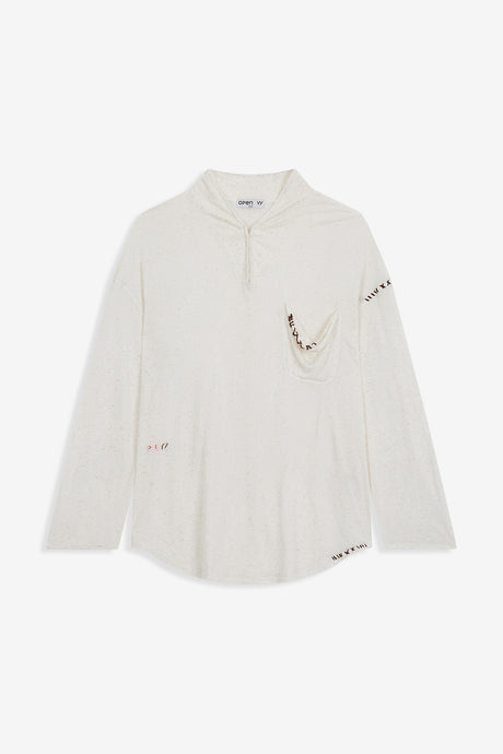 HOOK HENLEY STITCH TOP