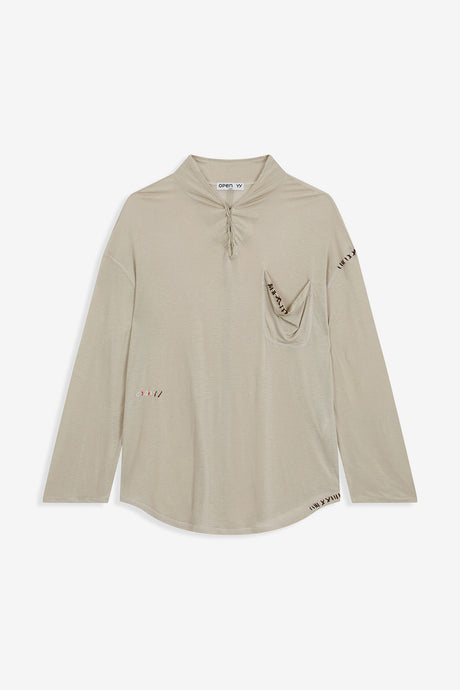 HOOK HENLEY STITCH TOP