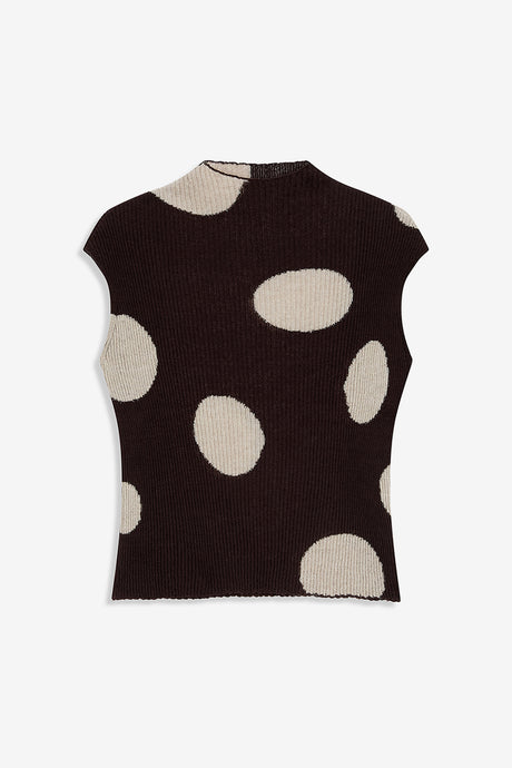 RIBBED DOT TOP