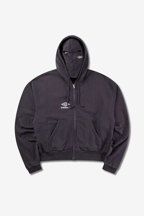 COMPACT MASKED ZIP HOODIE