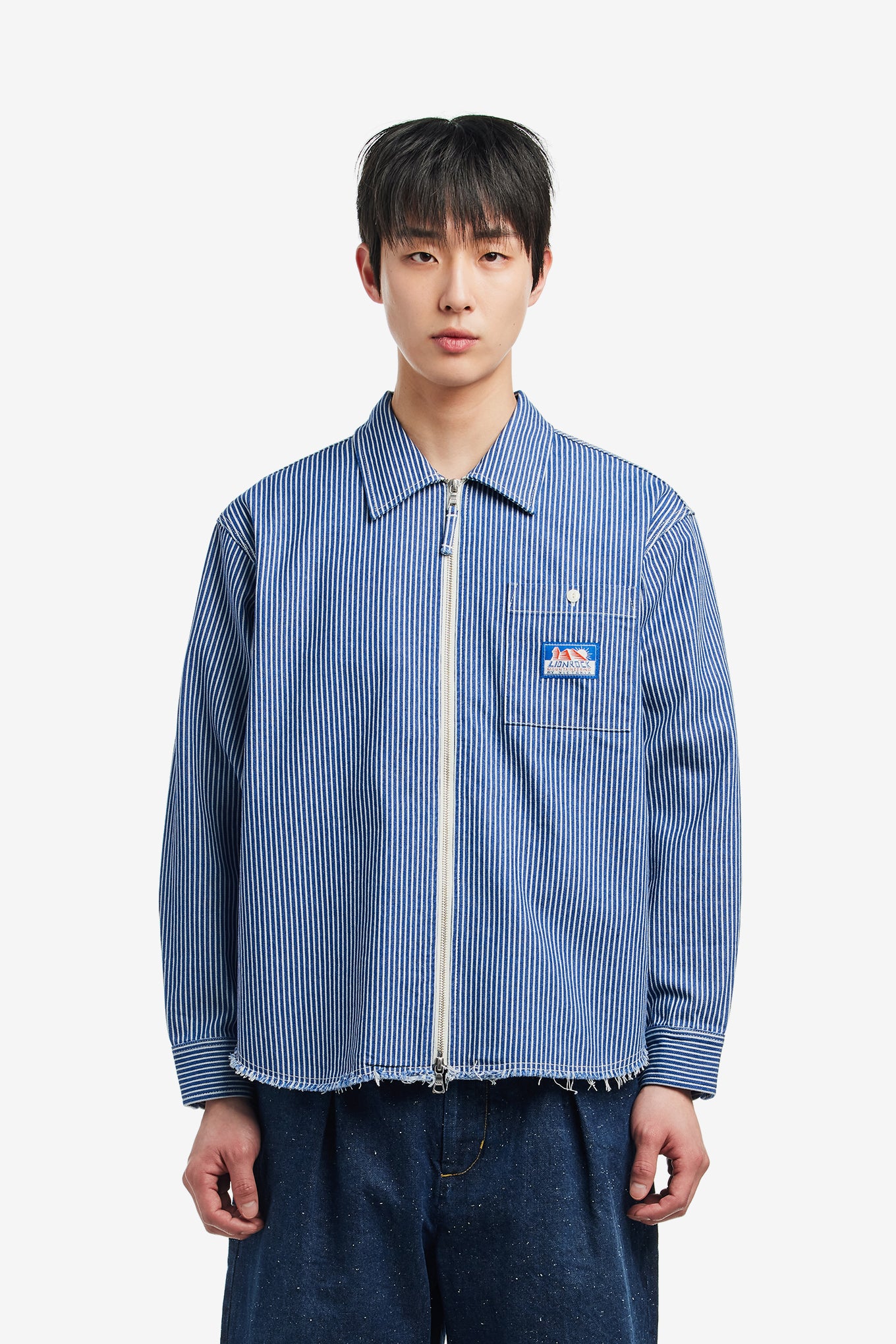 LION ROCK HICKORY ZIP SHIRT– WORKSOUT WORLDWIDE