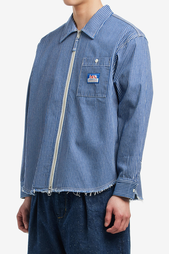 LION ROCK HICKORY ZIP SHIRT– WORKSOUT WORLDWIDE
