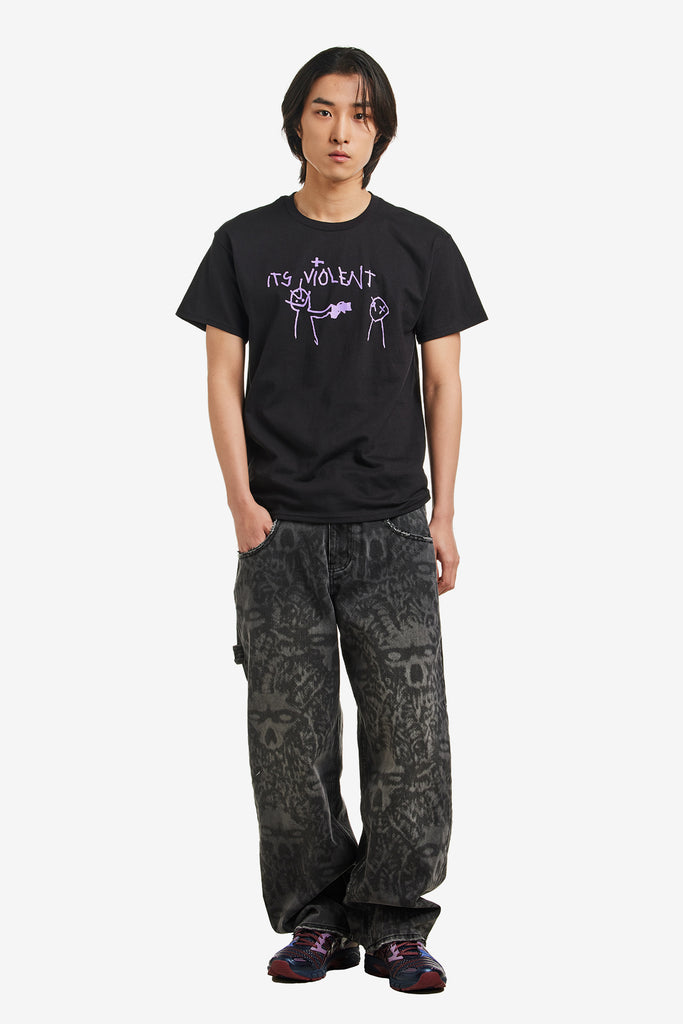 IT'S VIOLENT T-SHIRT - WORKSOUT WORLDWIDE