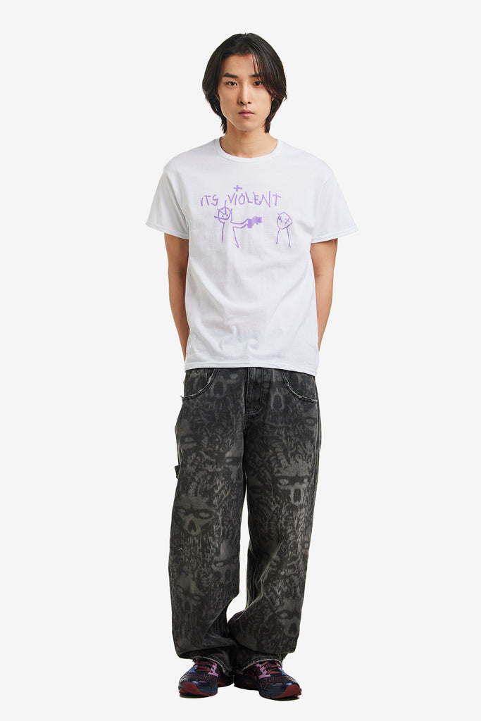 IT'S VIOLENT T-SHIRT - WORKSOUT WORLDWIDE