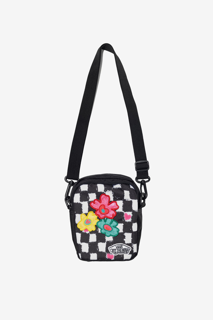 X THE MUSEUM VISITOR FLORAL CHECKER BAG - WORKSOUT WORLDWIDE