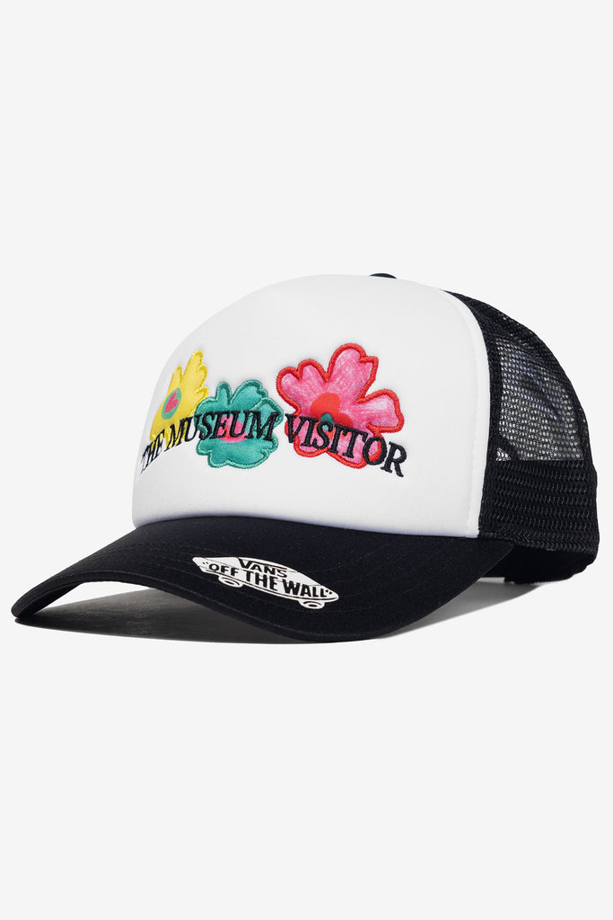 X THE MUSEUM VISITOR FLORAL TRUCKER HAT - WORKSOUT WORLDWIDE