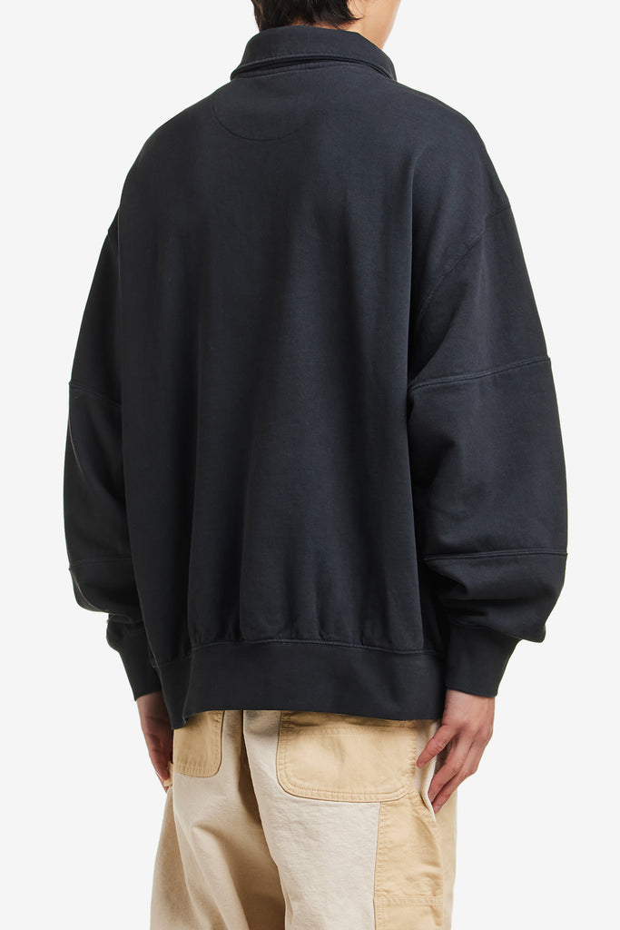 WASHED COLLARED FLEECE LX - WORKSOUT WORLDWIDE