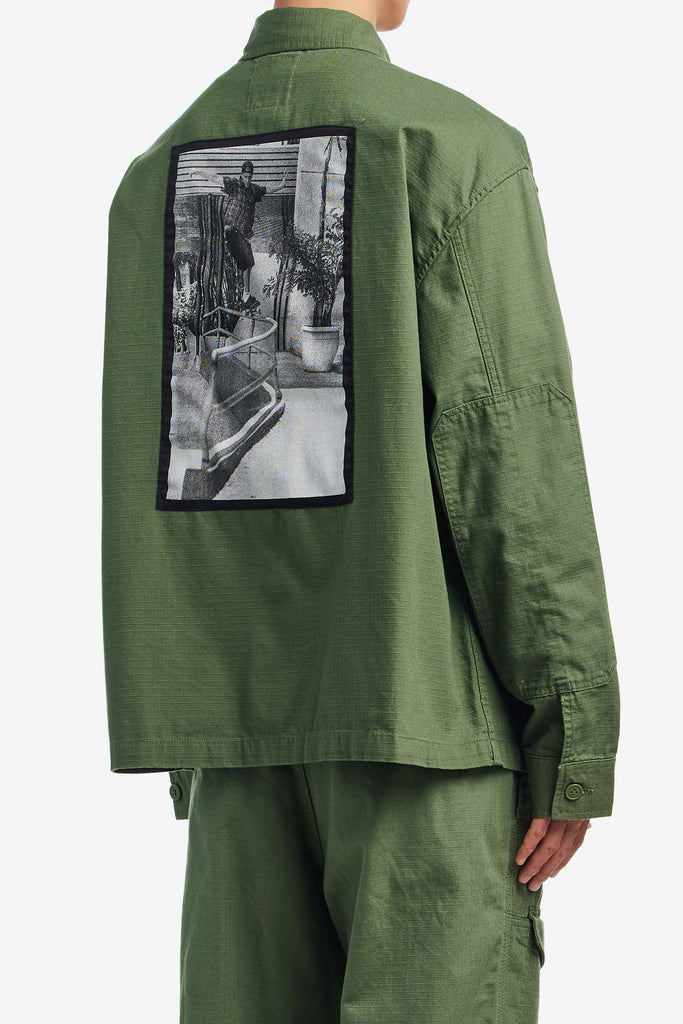 SKATE ATIBA HAZE MILITARY OVERSHIRT - WORKSOUT WORLDWIDE