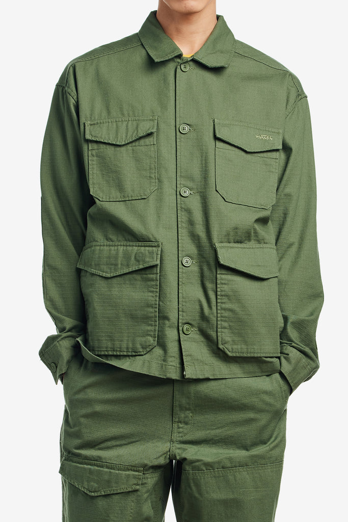 SKATE ATIBA HAZE MILITARY OVERSHIRT - WORKSOUT WORLDWIDE