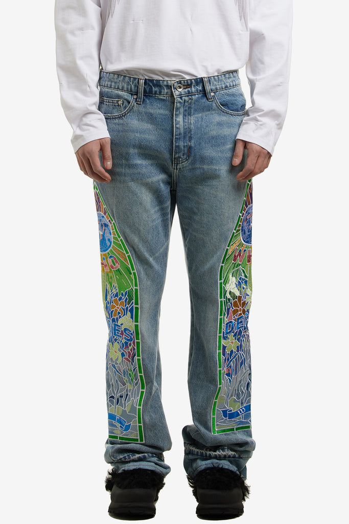 COWBOY EMBROIDERED DENIM - WORKSOUT WORLDWIDE