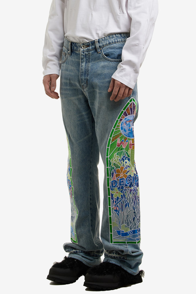 COWBOY EMBROIDERED DENIM - WORKSOUT WORLDWIDE