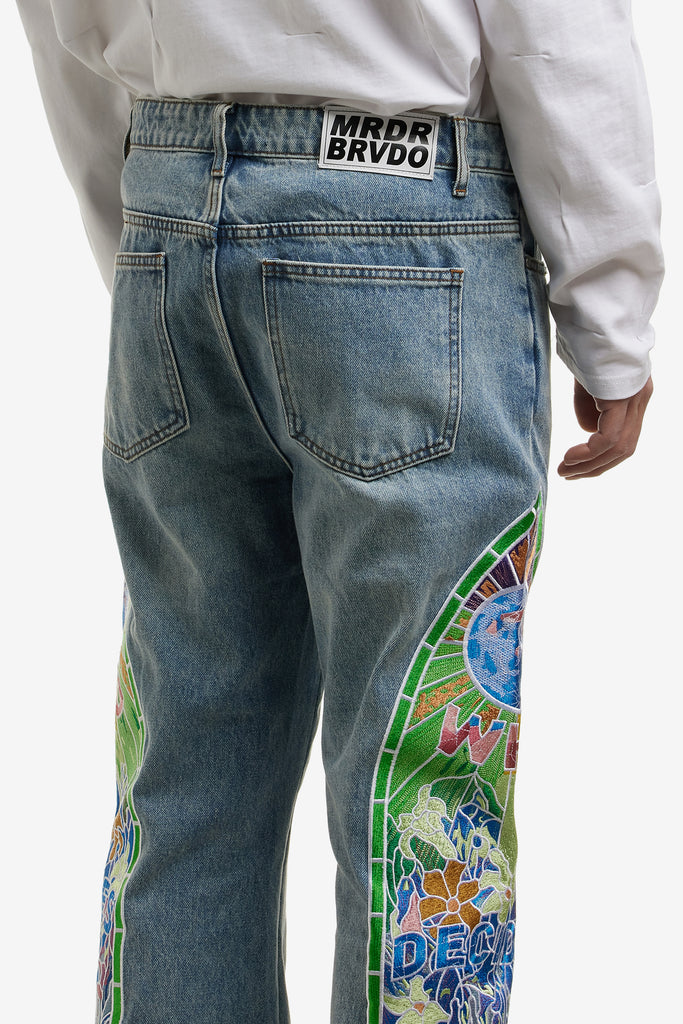 COWBOY EMBROIDERED DENIM - WORKSOUT WORLDWIDE