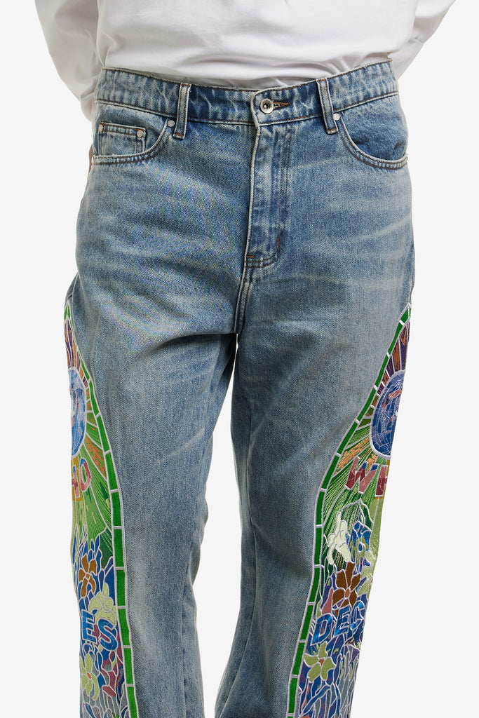 COWBOY EMBROIDERED DENIM - WORKSOUT WORLDWIDE