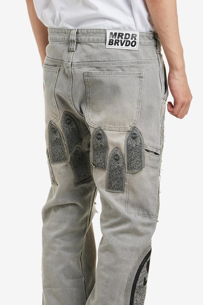 PATCHED ARCH EMBROIDERED PANT - WORKSOUT WORLDWIDE