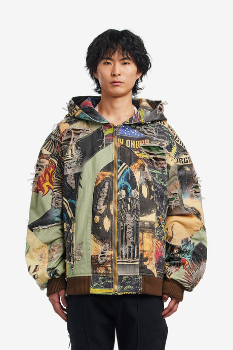 VINTAGE ZIP UP JACKET