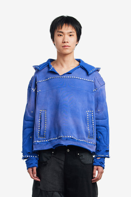 HARDWARE AMOUR HOODED PULLOVER