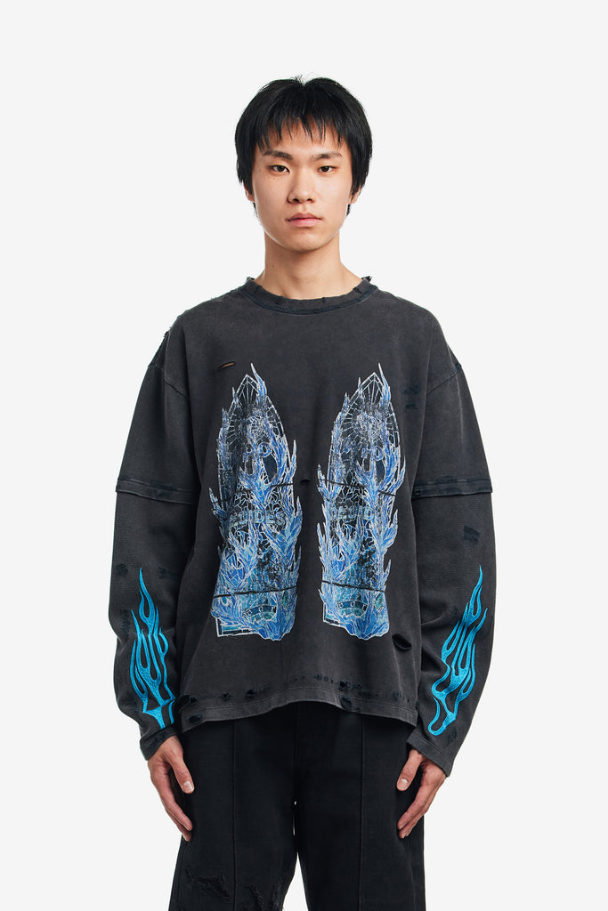 FLAME GLASS DOUBLE JERSEY - WORKSOUT WORLDWIDE