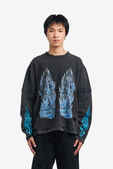 FLAME GLASS DOUBLE JERSEY