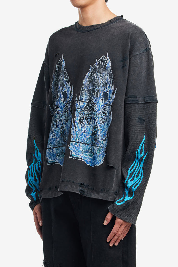 FLAME GLASS DOUBLE JERSEY - WORKSOUT WORLDWIDE