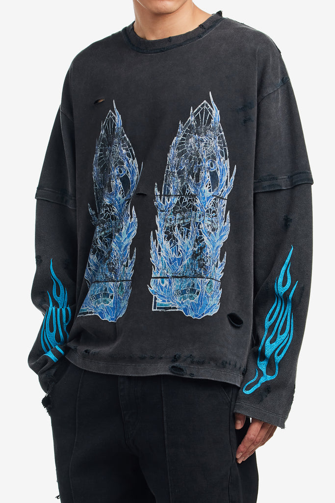 FLAME GLASS DOUBLE JERSEY - WORKSOUT WORLDWIDE