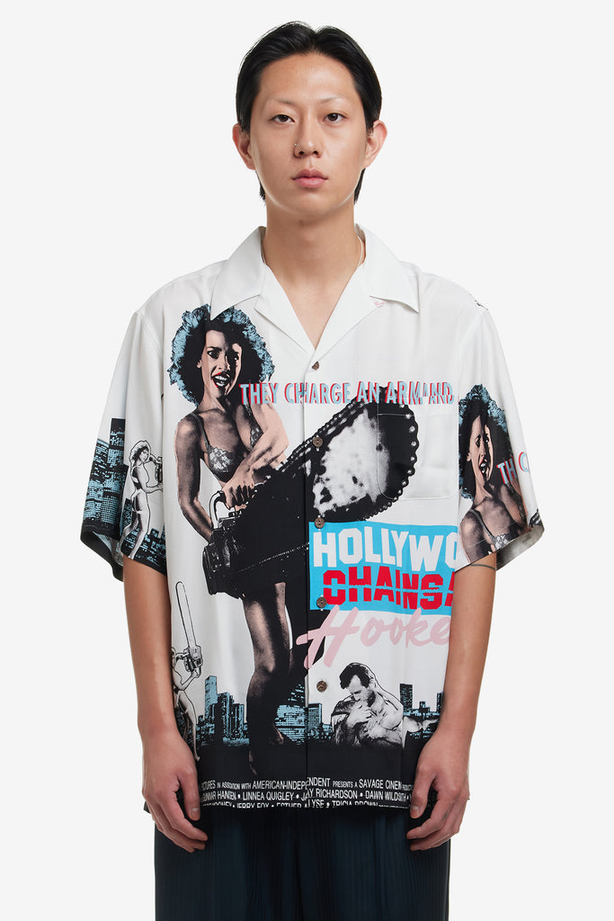 HOLLYWOOD CHAINSAW HOOKERS / S/S HAWAIIAN SHIRT - WORKSOUT WORLDWIDE