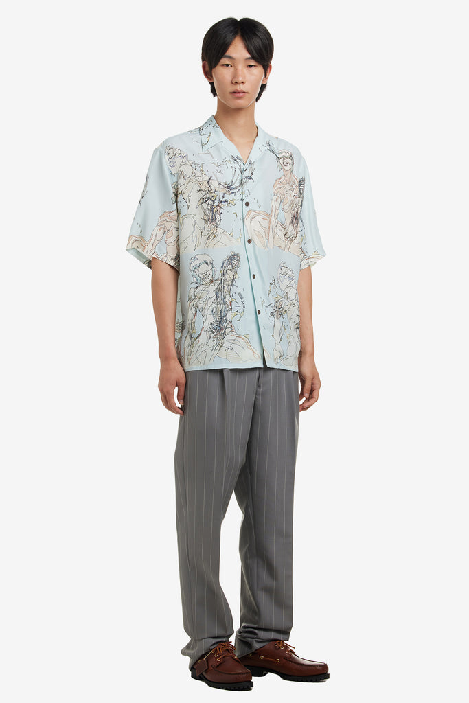 GHOST IN THE SHELL / S/S HAWAIIAN SHIRT ( TYPE-5 ) - WORKSOUT WORLDWIDE