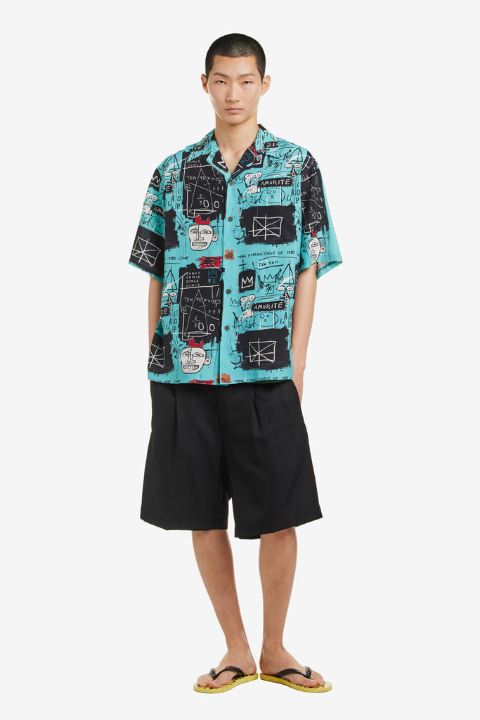 JEAN-MICHEL BASQUIAT / S/S HAWAIIAN SHIRT ( TYPE-2 ) - WORKSOUT WORLDWIDE