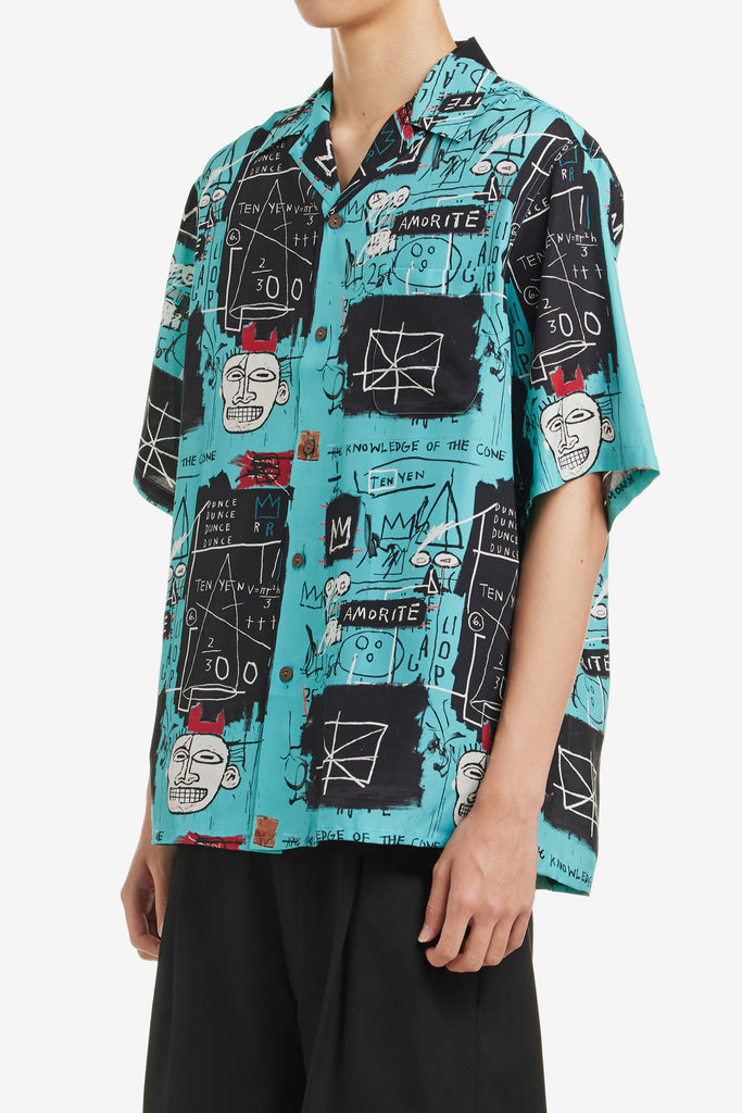 JEAN-MICHEL BASQUIAT / S/S HAWAIIAN SHIRT ( TYPE-2 ) - WORKSOUT WORLDWIDE