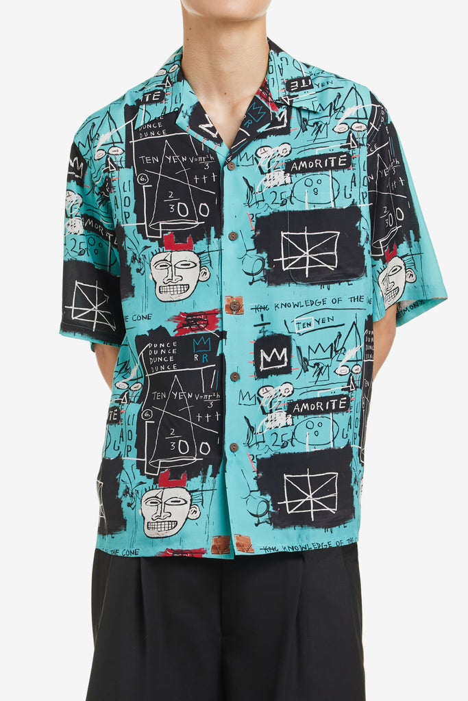 JEAN-MICHEL BASQUIAT / S/S HAWAIIAN SHIRT ( TYPE-2 ) - WORKSOUT WORLDWIDE