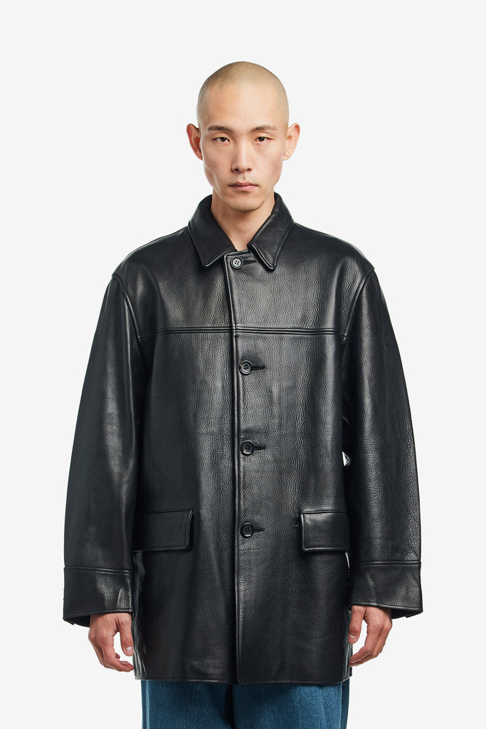 LEATHER COAT - WORKSOUT WORLDWIDE