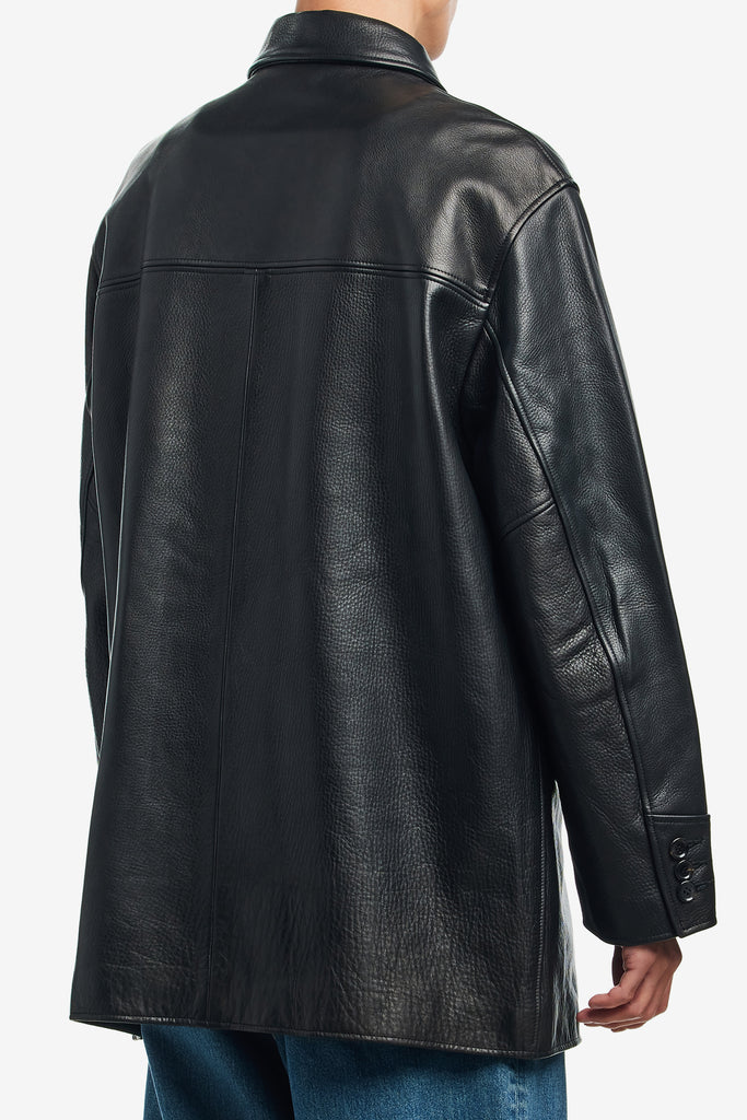 LEATHER COAT - WORKSOUT WORLDWIDE