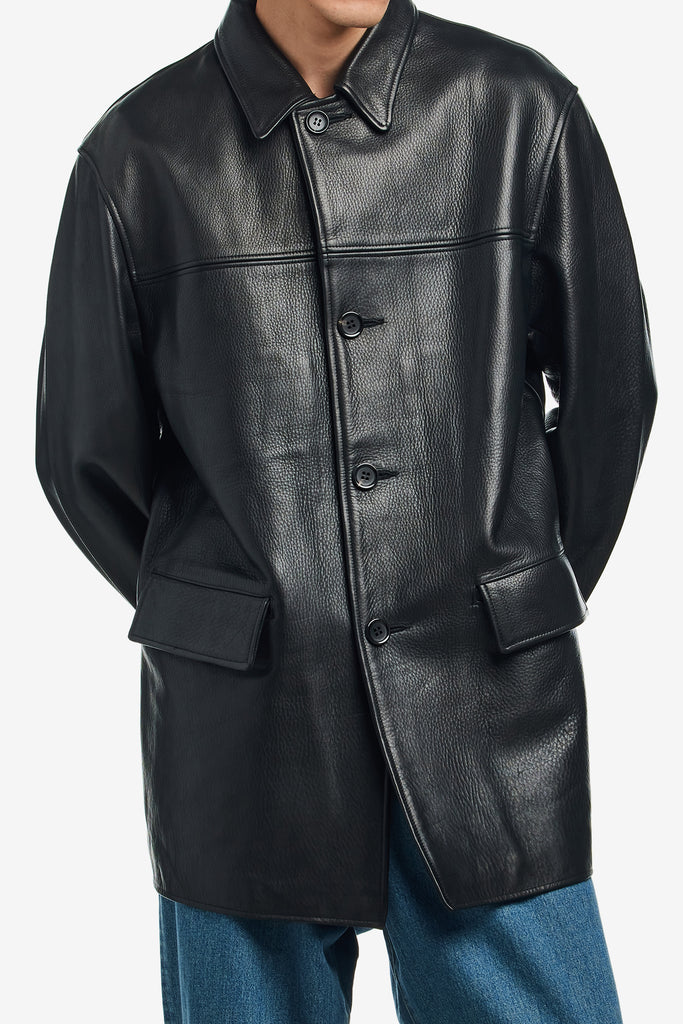 LEATHER COAT - WORKSOUT WORLDWIDE