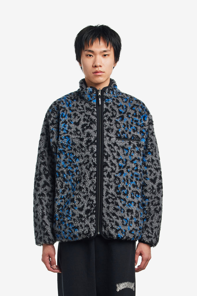 REVERSIBLE LEOPARD BOA JACKET - WORKSOUT WORLDWIDE