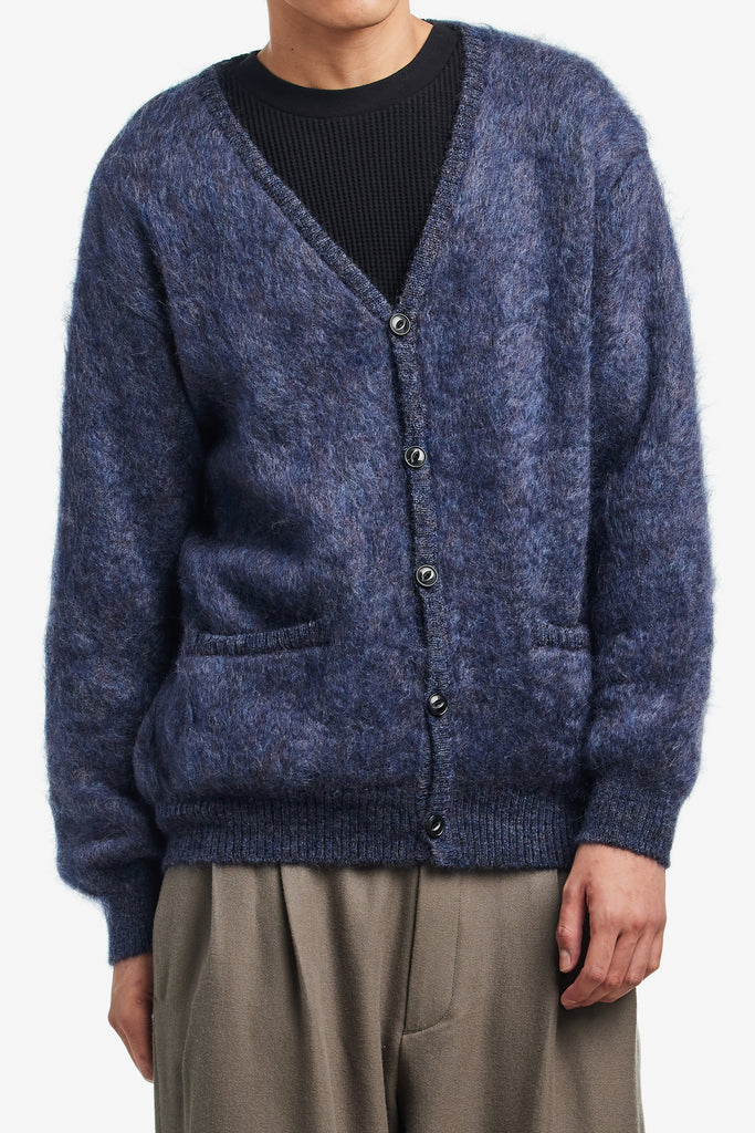 MIX MOHAIR CARDIGAN - WORKSOUT WORLDWIDE