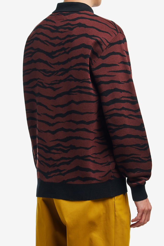 TIGER KNIT POLO SHIRT - WORKSOUT WORLDWIDE