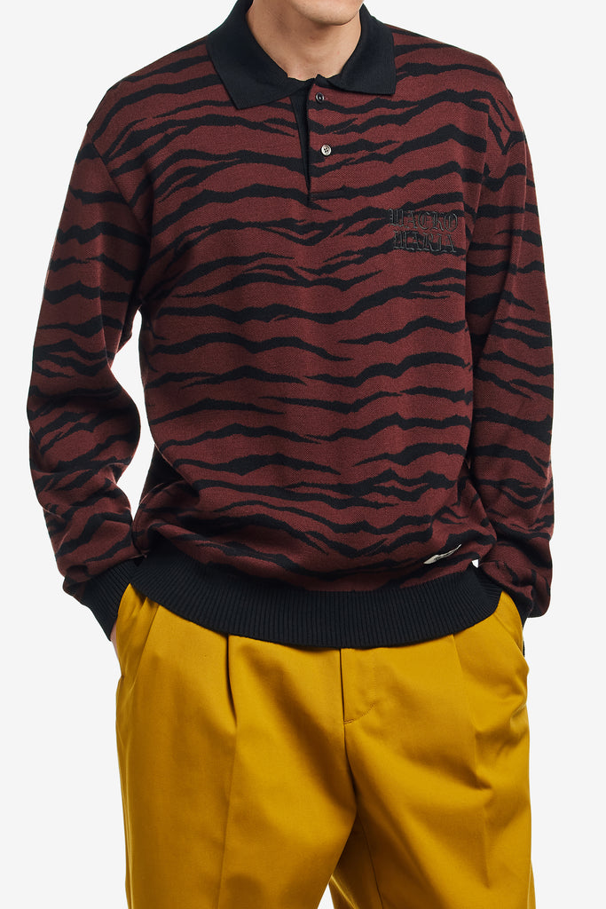TIGER KNIT POLO SHIRT - WORKSOUT WORLDWIDE