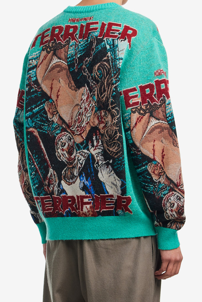 TERRIFIER / MOHAIR CREW NECK SWEATER - WORKSOUT WORLDWIDE