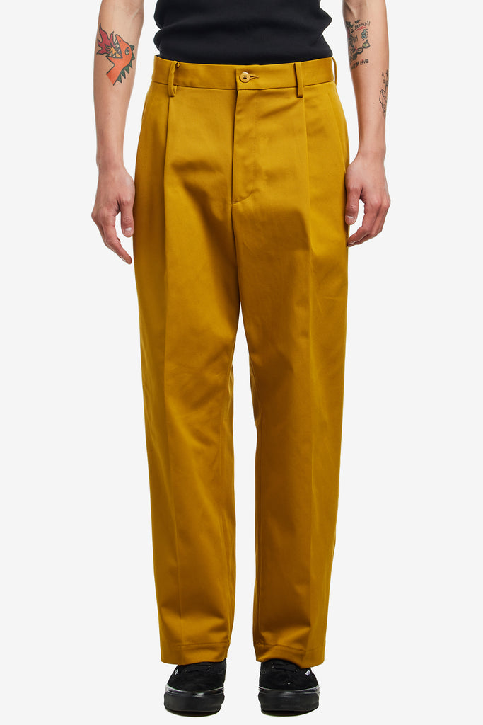 PLEATED CHINO TROUSERS ( TYPE-1 ) - WORKSOUT WORLDWIDE