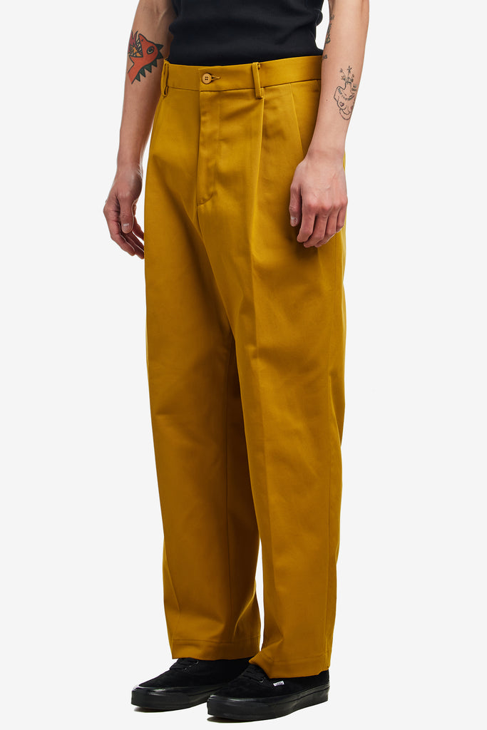 PLEATED CHINO TROUSERS ( TYPE-1 ) - WORKSOUT WORLDWIDE