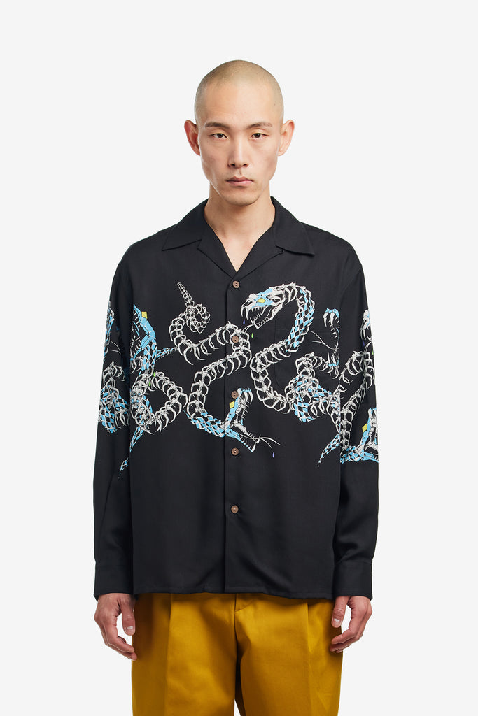 HAWAIIAN SHIRT L/S ( TYPE-4 ) - WORKSOUT WORLDWIDE