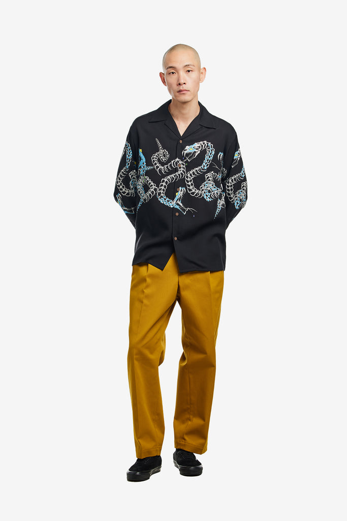 HAWAIIAN SHIRT L/S ( TYPE-4 ) - WORKSOUT WORLDWIDE