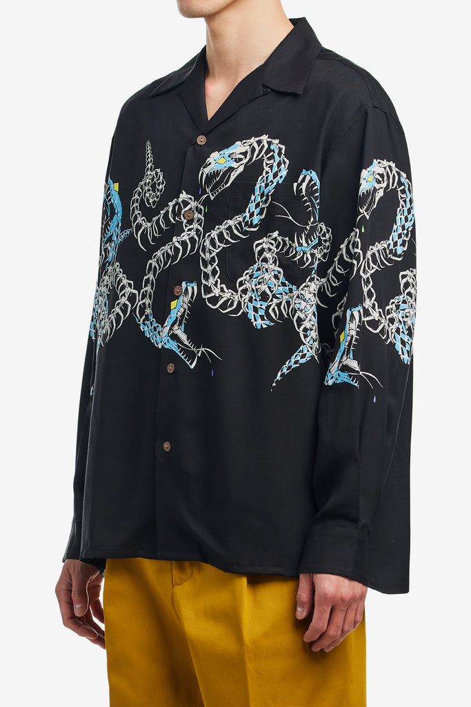 HAWAIIAN SHIRT L/S ( TYPE-4 ) - WORKSOUT WORLDWIDE