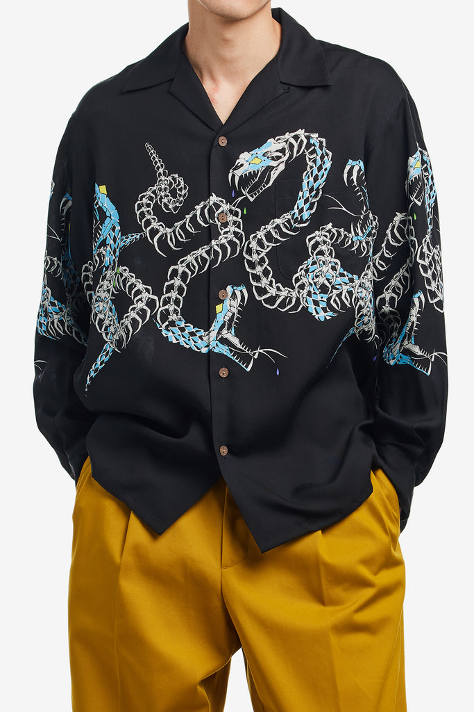 HAWAIIAN SHIRT L/S ( TYPE-4 ) - WORKSOUT WORLDWIDE