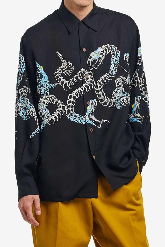 HAWAIIAN SHIRT L/S ( TYPE-4 ) - WORKSOUT WORLDWIDE