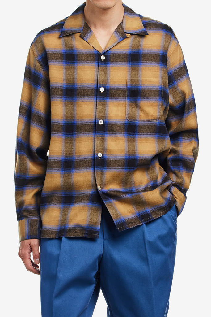 OMBRE CHECK SHIRT L/S ( TYPE-2 ) - WORKSOUT WORLDWIDE