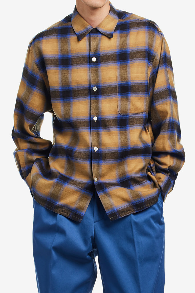 OMBRE CHECK SHIRT L/S ( TYPE-2 ) - WORKSOUT WORLDWIDE