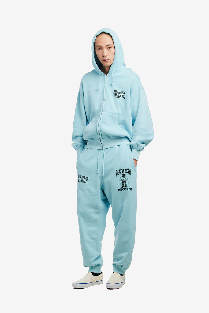 DEATH ROW RECORDS / ZIP HOODED SWEAT SHIRT - WORKSOUT WORLDWIDE