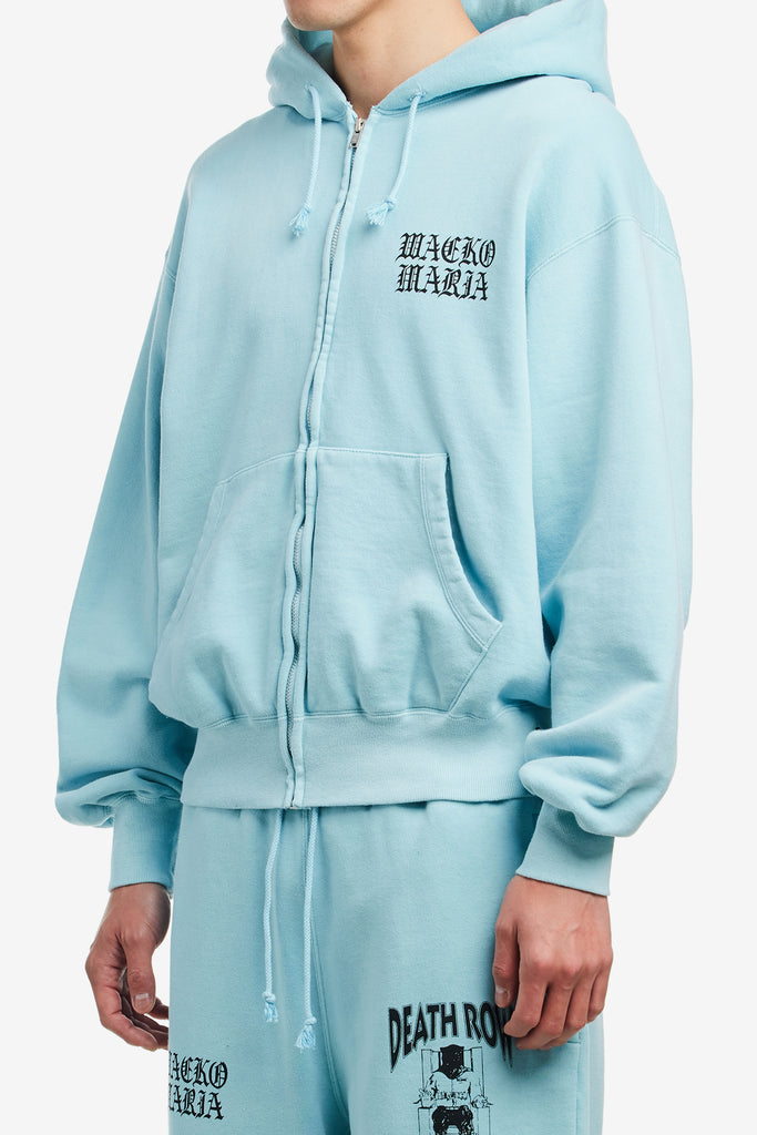 DEATH ROW RECORDS / ZIP HOODED SWEAT SHIRT - WORKSOUT WORLDWIDE